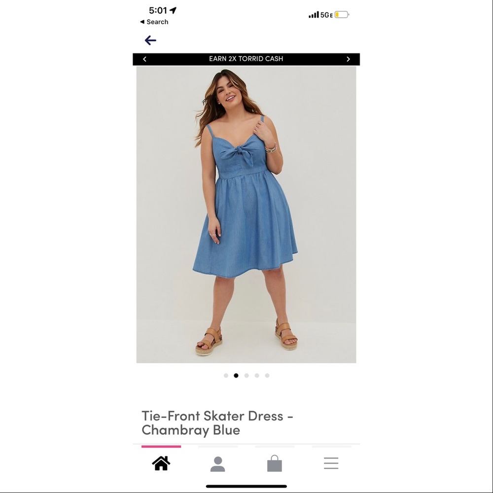 Torrid the front skater dress